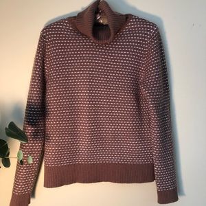 J Crew Cotton knit turtleneck.